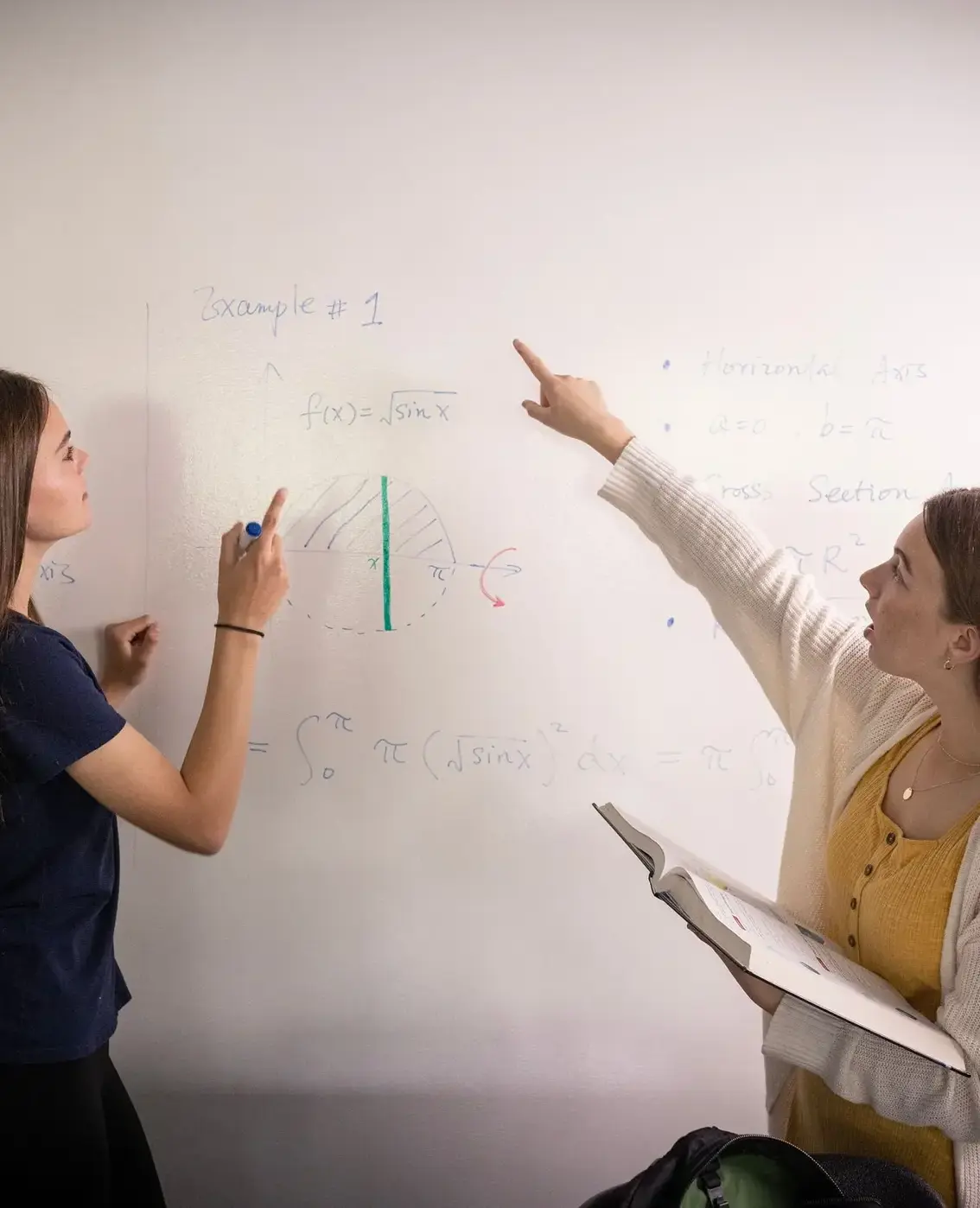 Students in science class collaborating
