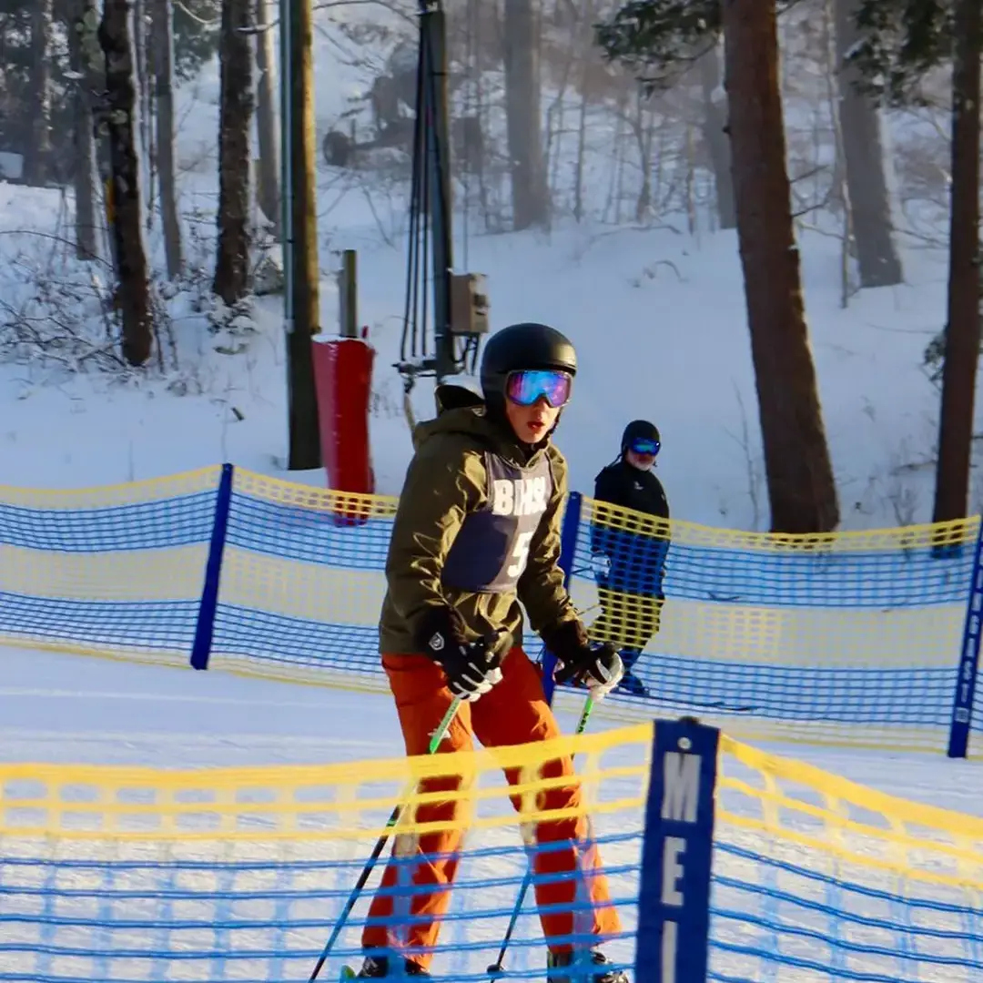Student Skiing