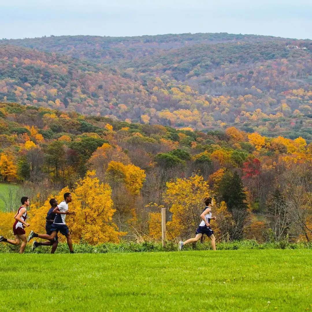 Cross Country Students running